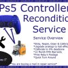 PS5 Controller Reconditioning Service – Strip, Repair, Clean - Includes EnduraCal Hall Effect Upgrade!
