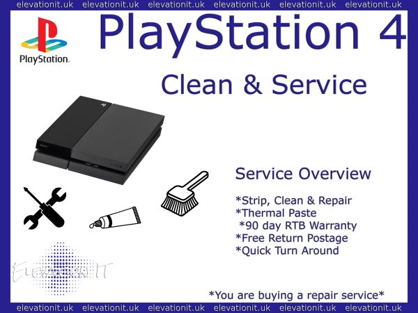 PlayStation 4 (Ps4) Console Cleaning Service – Restore Your Console’s Performance!