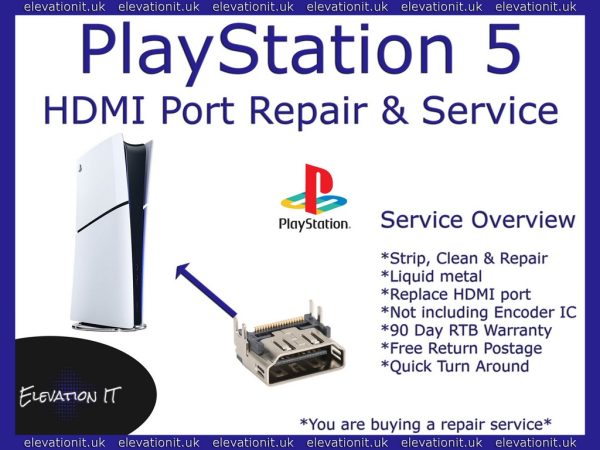 PlayStation 5 (Ps5) HDMI Port Repair Service