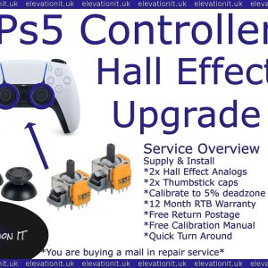 🎮 PS5 Controller Hall Effect Upgrade Service – Supply & Install EnduraCal Hall Effect Analog Modules & Thumbsticks