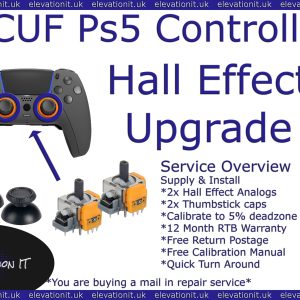 🎮 SCUF PS5 Controller Hall Effect Upgrade Service – Supply & Install EnduraCal Hall Effect Analog Modules & Thumbsticks