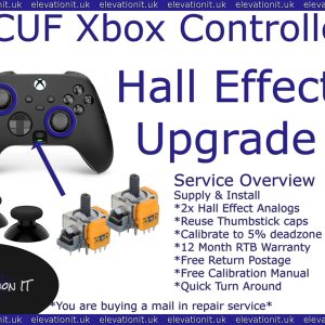 Scuf Xbox Controller Hall Effect Upgrade Service, Elevation IT, Fareham, UK near me
