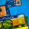 Laptop Charge Port Repair Service, charge port removed, Laptop motherboard, Elevation IT, Fareham, UK