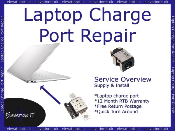 🔌 Laptop Charge Port Repair Service – Fast, Reliable & Affordable