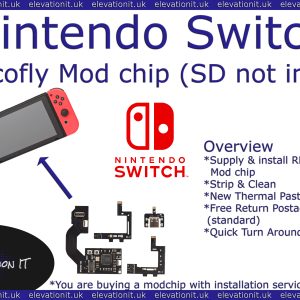 Nintendo Switch Picofly RP2040 modchip installation service – Strip, Install & Clean