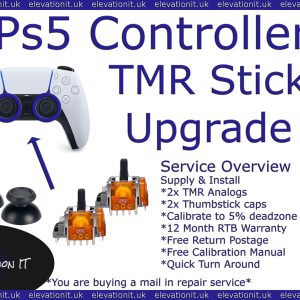 TMR Upgrade service ps5 controller, Why TMR Sticks, Elevation IT, Fareham