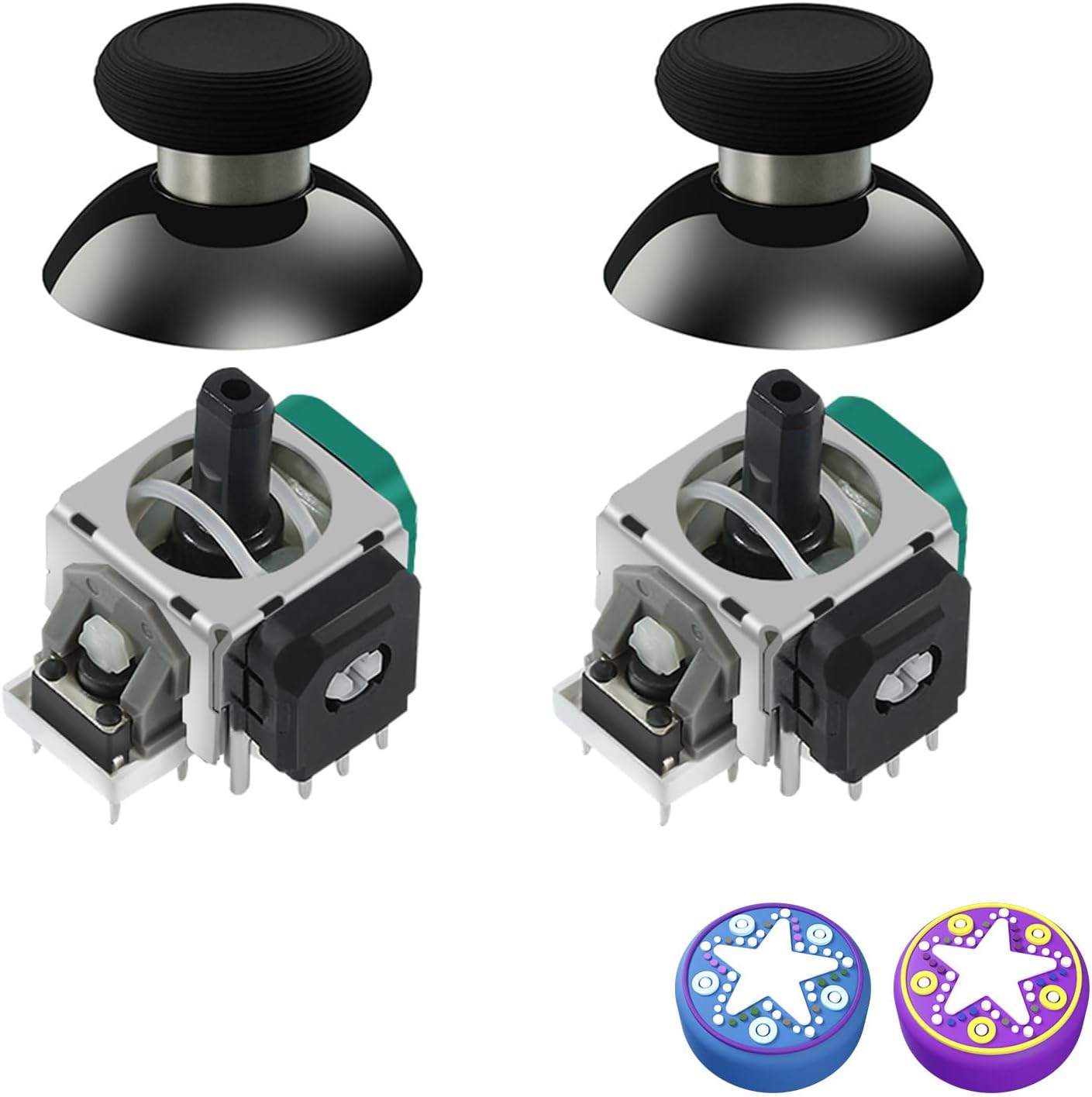 Gulikit Tunnel Micro Resistance TMR joystick upgrade for Xbox Series S X and Scuf Instinct Pro controllers showing drift free precision and smooth analog control.
