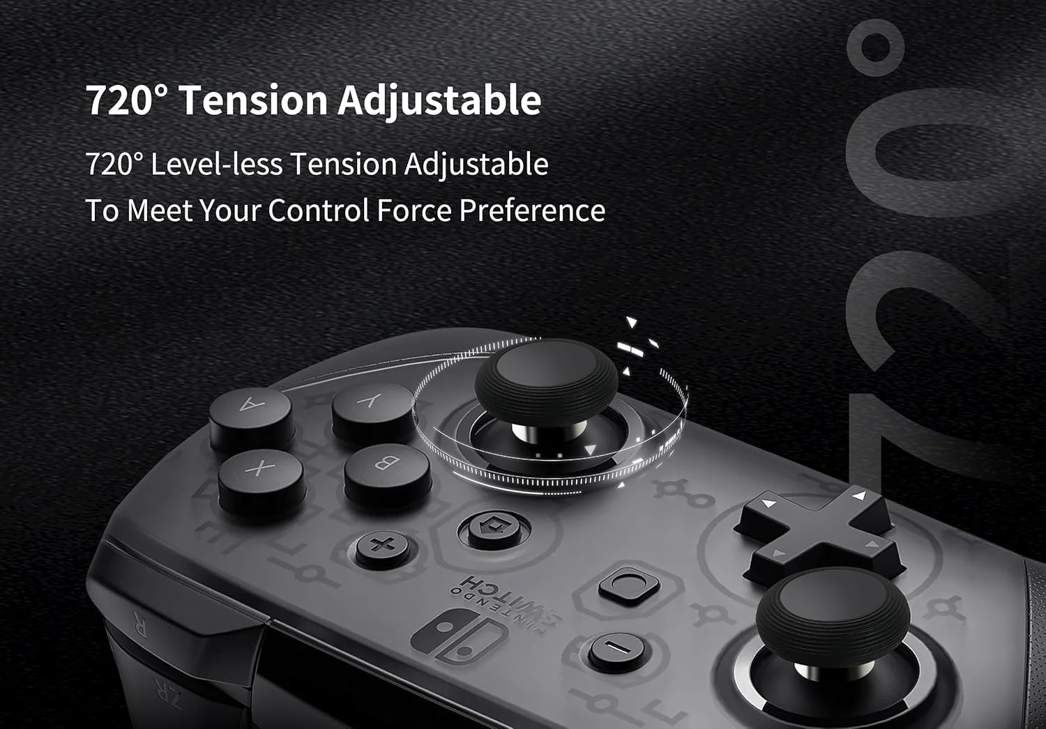Gulikit Tunnel Micro Resistance TMR joystick upgrade compatible with Xbox Series S X Xbox Elite V2 PS5 DualSense DualSense Edge and Scuf Reflex Pro FPS controllers offering drift free precision and smooth control.
