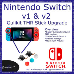 Nintendo Switch V1 and V2 GuliKit TMR Stick Upgrade